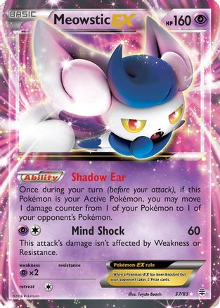 Meowstic EX 037/83 [Generations]  - Holofoil