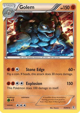 Golem 045/83 [Generations]  - Holofoil