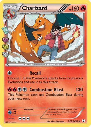 Charizard RC5/RC32 [Generations Radiant Collection]  - Holofoil