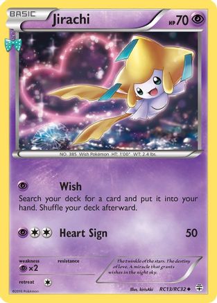 Jirachi RC13/RC32 [Generations Radiant Collection]  - Holofoil