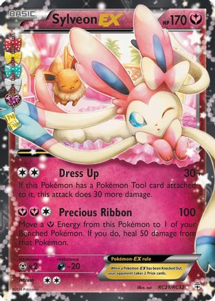 Sylveon EX RC21/RC32 [Generations Radiant Collection]  - Holofoil
