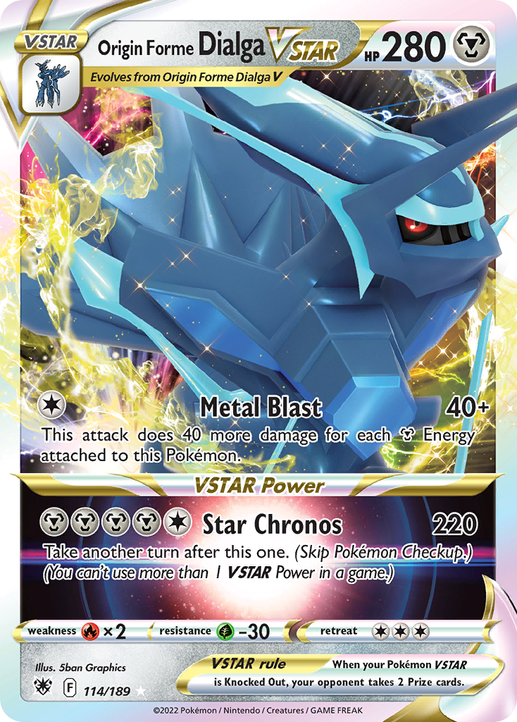 Origin Forme Dialga VSTAR 114/189 [SWSH10 Astral Radiance]  - Holofoil