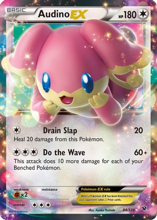 Audino EX 084/124 [XY  Fates Collide]  - Holofoil