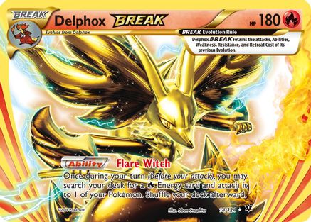 Delphox BREAK 014/124 [XY  Fates Collide]  - Holofoil