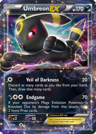Umbreon EX 055/124 [XY  Fates Collide]  - Holofoil