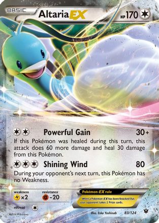 Altaria EX 083/124 [XY  Fates Collide]  - Holofoil