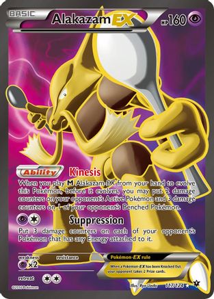 Alakazam EX (Full Art) 117/124 [XY  Fates Collide]  - Holofoil