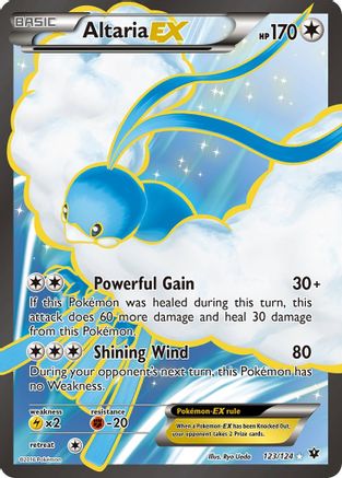 Altaria EX (Full Art) 123/124 [XY  Fates Collide]  - Holofoil