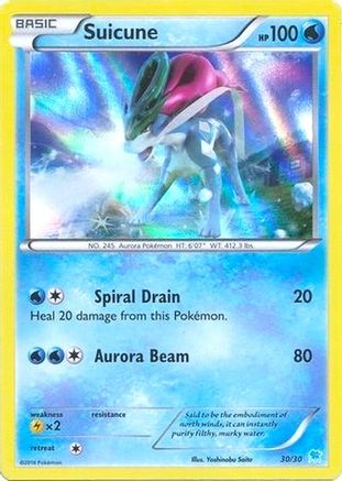 Suicune (30 030/30 [XY Trainer Kit Pikachu Libre & Suicune]  - Holofoil
