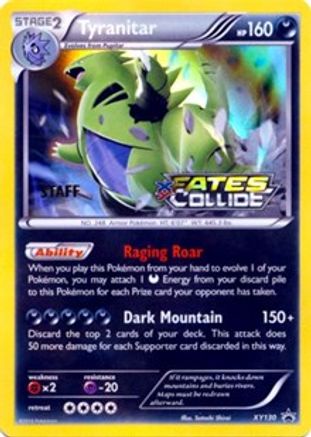 Tyranitar XY130 [XY Promos]  - Holofoil