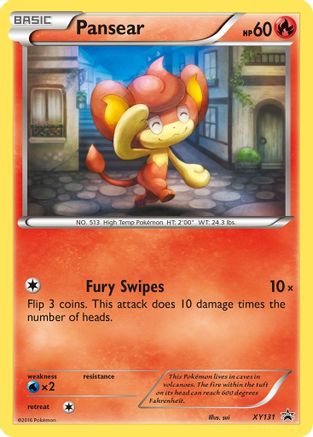 Pansear XY131 [XY Promos]  - Holofoil