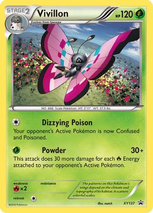 Vivillon XY137 [XY Promos]  - Holofoil