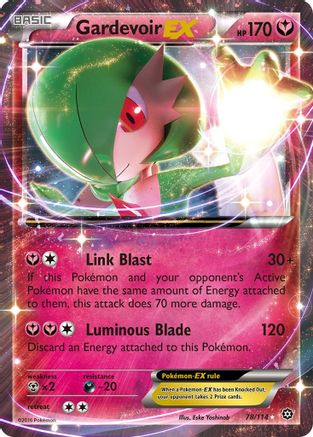 Gardevoir EX 078/114 [XY  Steam Siege]  - Holofoil
