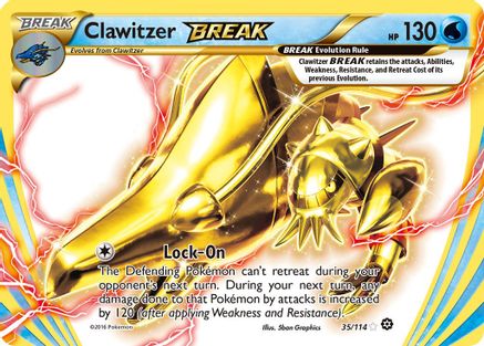 Clawitzer BREAK 035/114 [XY  Steam Siege]  - Holofoil