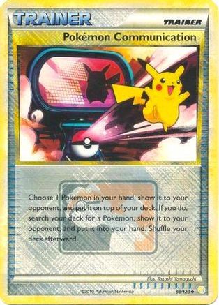 Pokemon Communication 098/129 [League & Championship Cards]  - Reverse Holofoil
