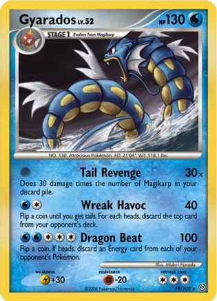 Gyarados 019/100 [Deck Exclusives]  - Holofoil