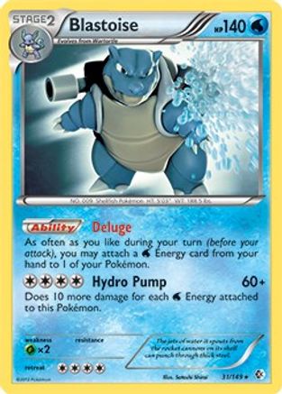 Blastoise 031/149 [Deck Exclusives]