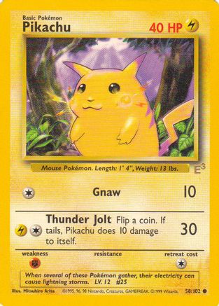 Pikachu 058/102