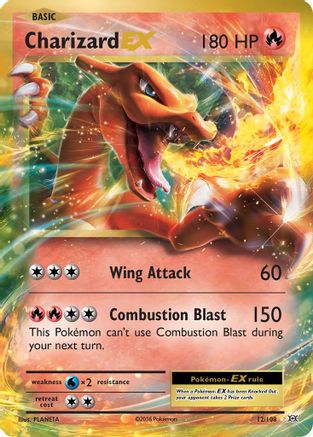 Charizard EX 012/108 [XY  Evolutions]  - Holofoil