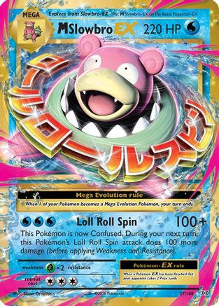 M Slowbro EX 027/108 [XY  Evolutions]  - Holofoil