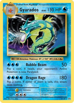 Gyarados 034/108 [XY  Evolutions]  - Holofoil
