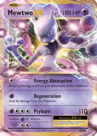 Mewtwo EX 052/108 [XY  Evolutions]  - Holofoil
