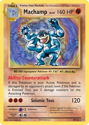 Machamp 059/108 [XY  Evolutions]  - Reverse Holofoil