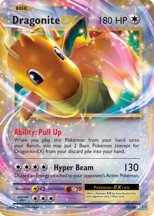 Dragonite EX 072/108 [XY  Evolutions]  - Holofoil