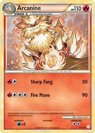 Arcanine 001/123 [Deck Exclusives]