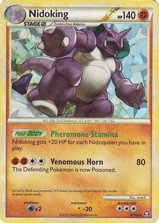 Nidoking 006/102 [Deck Exclusives]  - Holofoil