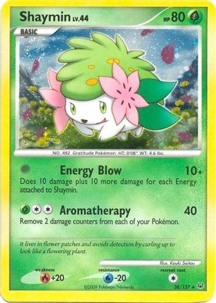Shaymin 038/127 [Deck Exclusives]  - Holofoil