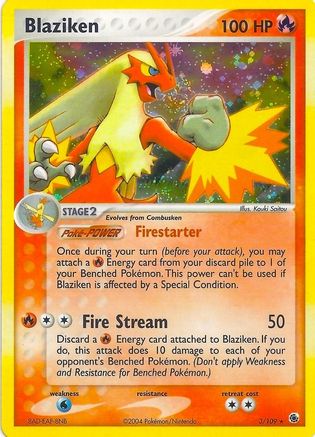 Blaziken (Holo) 003 [EX Battle Stadium]  - Holofoil