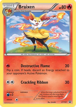 Braixen XY161 [XY Promos]  - Holofoil