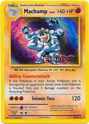 Machamp (XY Evolutions Prerelease) 059 [XY Promos]  - Holofoil