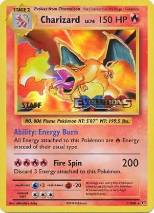 Charizard 011/108 [XY Promos]  - Holofoil