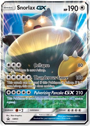 Snorlax GX SM05  - Holofoil