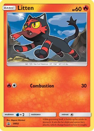 Litten SM02 [SM Promos]  - Holofoil