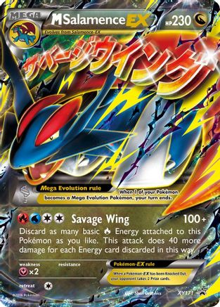 M Salamence EX XY171 [XY Promos]  - Holofoil