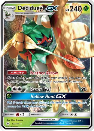 Decidueye GX 012/149 [SM Base Set]  - Holofoil
