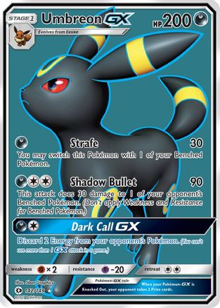 Umbreon GX (Full Art) 142/149 [SM Base Set]  - Holofoil