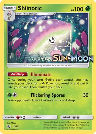 Shiinotic SM10 [SM Promos]  - Holofoil