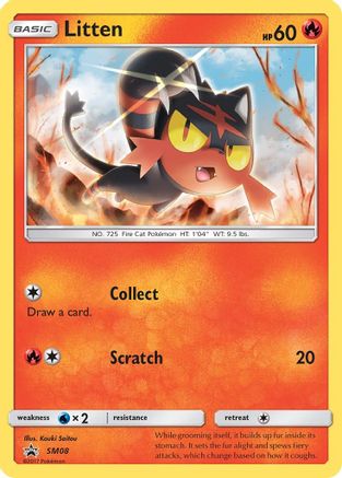 Litten SM08 [SM Promos]  - Holofoil