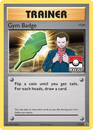 Gym Badge (Giovanni) XY210 [XY Promos]  - Holofoil