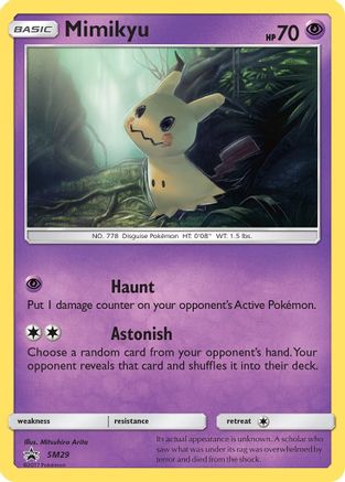 Mimikyu SM29 [SM Promos]  - Holofoil
