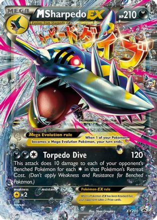 M Sharpedo EX XY200 [XY Promos]  - Holofoil