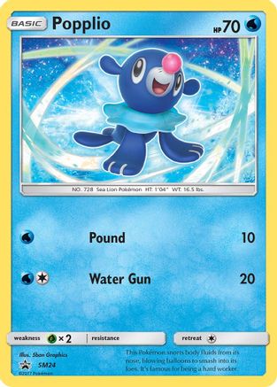 Popplio SM24 [SM Promos]  - Holofoil