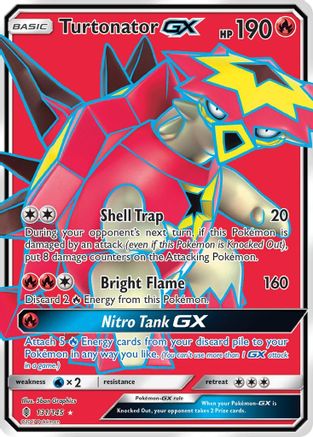 Turtonator GX (Full Art) 131/145 [SM  Guardians Rising]  - Holofoil