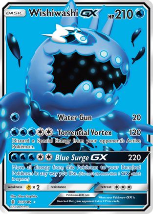 Wishiwashi GX (Full Art) 133 [SM  Guardians Rising]  - Holofoil