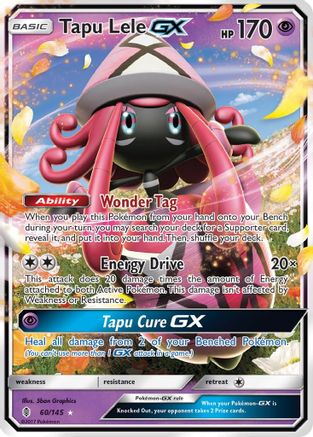 Tapu Lele GX 060/145 [SM  Guardians Rising]  - Holofoil