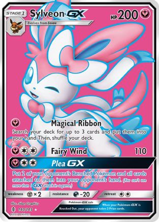 Sylveon GX (Full Art) 140/145 [SM  Guardians Rising]  - Holofoil